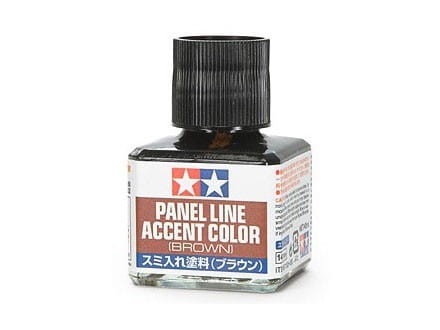 Farba do linii Panel Line Accent Color Brown 87132 Tamiya