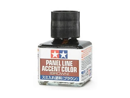 Farba do linii Panel Line Accent Color Brown 87132 Tamiya