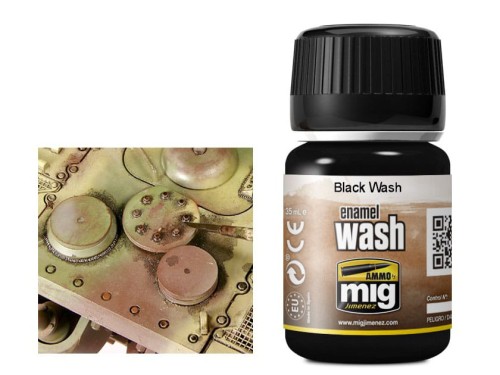Wash modelarski Black A.MIG-1011 AMMO Mig Jimenez