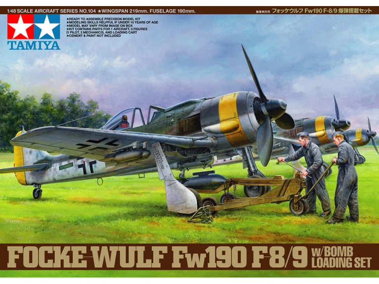Samolot Focke Wulf Fw190 F-8/9 61104 Tamiya
