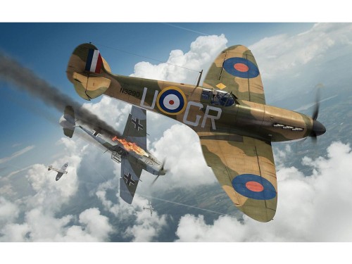 Samolot Supermarine Spitfire Mk.Ia A01071B Airfix