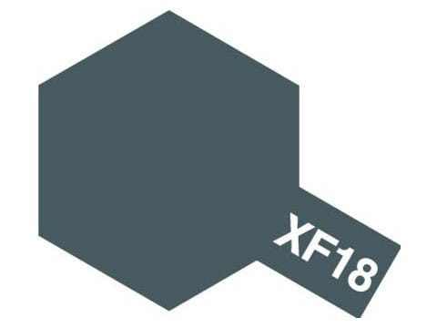 Farba akrylowa XF-18 Medium Blue Flat 81318 Tamiya