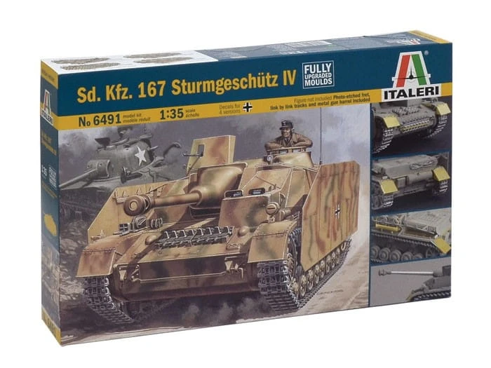Działo Sturmgeschutz IV Sd.Kfz.167 6491 Italeri