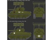 Czołg M4A3 Sherman wyrzutnia T34 Calliope 13294 Academy