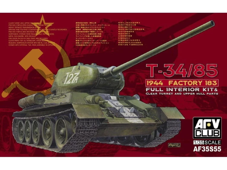 Czołg T-34/85 No.183 Factory 1944 AF35S55 AFV
