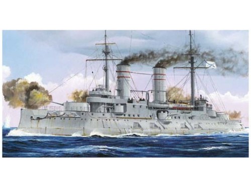 Okręt pancernik Tsesarevich Cesarzewicz 1917 05337 Trumpeter