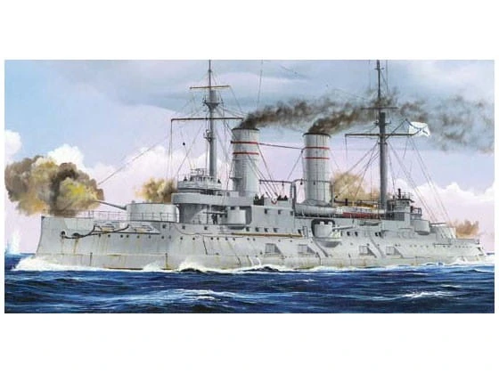 Okręt pancernik Tsesarevich Cesarzewicz 1917 05337 Trumpeter