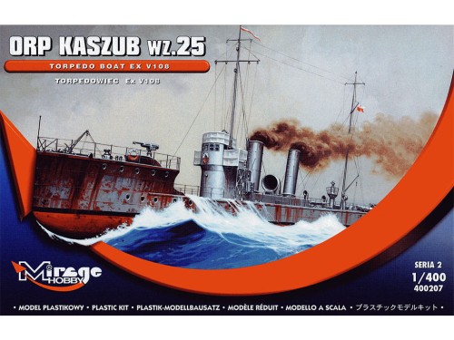 Okręt torpedowiec ORP Kaszub wz.25 Ex V108 400207 Mirage
