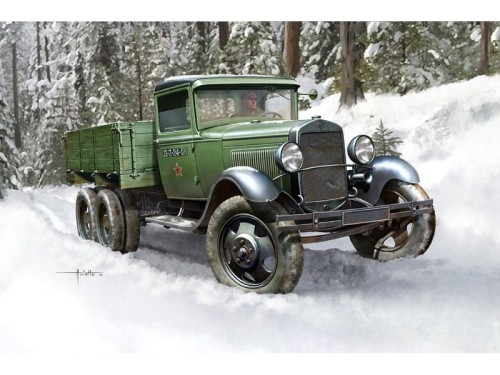 Ciężarówka wojskowa GAZ-AAA 83837 Hobby Boss