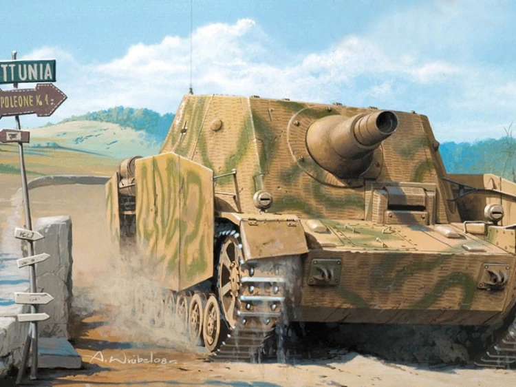 Działo pancerne Sd.Kfz.166 Sturmpanzer IV Early 80135 Hobby Boss