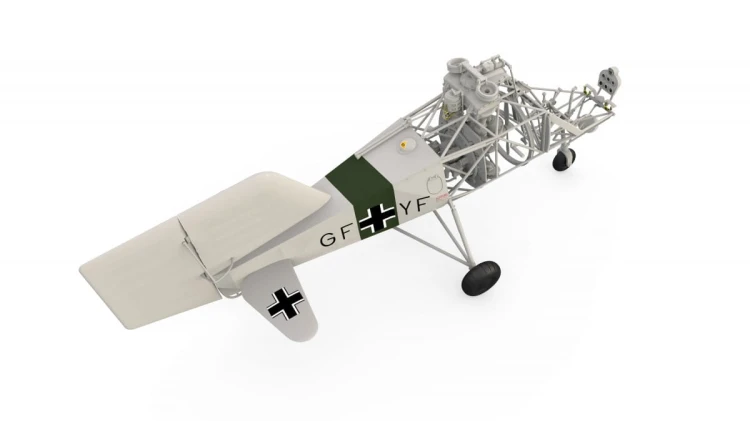 Śmigłowiec Flettner Fl 282 Kolibri 41001 MiniArt