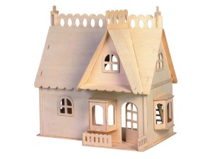 Domek z gankiem dla lalek składanka