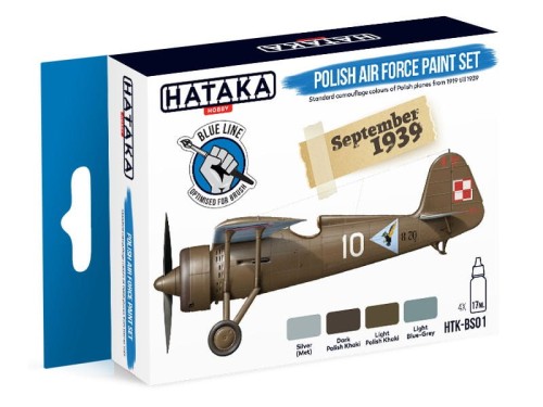 Zestaw farb akrylowych Polish Air Force HTK-BS01 Hataka