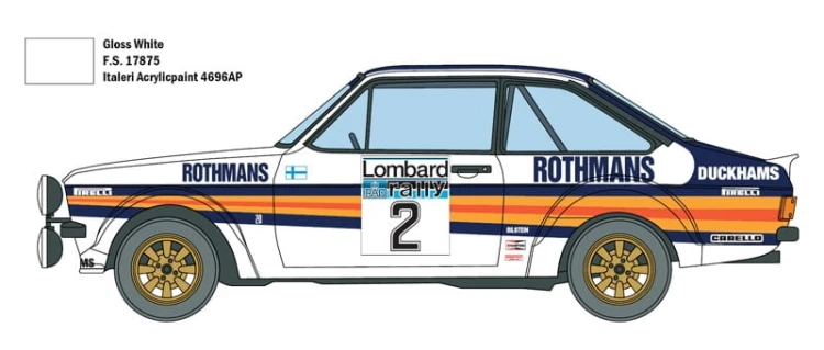 Ford Escort RS1800 Mk.II 3650 Italeri