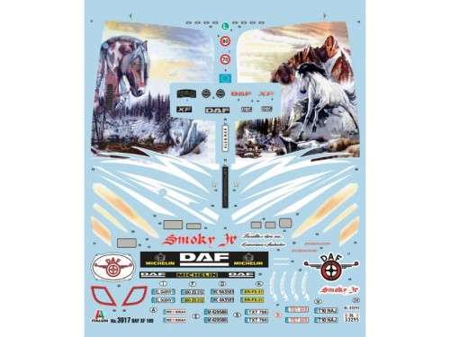 DAF XF105 Smoky Jr. 3917 Italeri