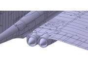 Samolot Tupolew Tu-144D Charger 14402 ICM