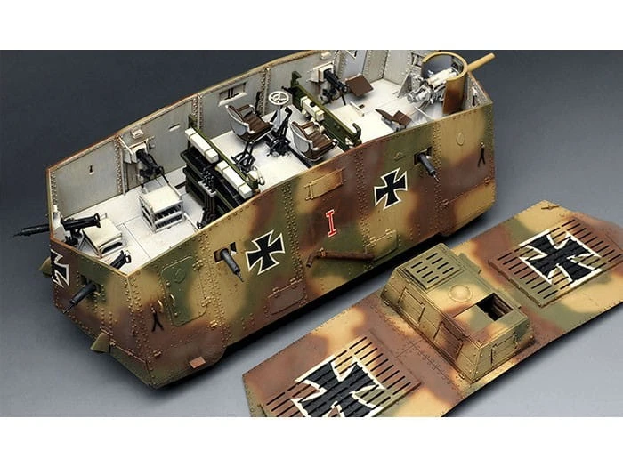 Czołg A7V Krupp TS017 Meng
