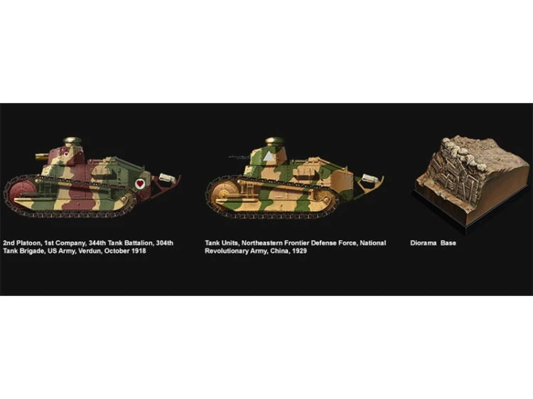 Czołg Renault FT-17 TS-011 Meng