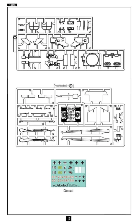 Działo przeciwlotnicze E-75 128mm FlaK 40 UA72117 Modelcollect