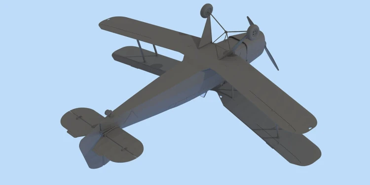 Samolot Bucker Bu 131D 32030 ICM