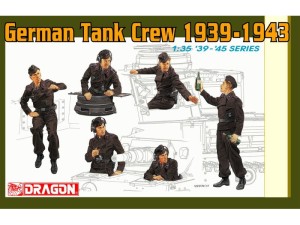 Figurki czołgiści niemiecka załoga czołgu