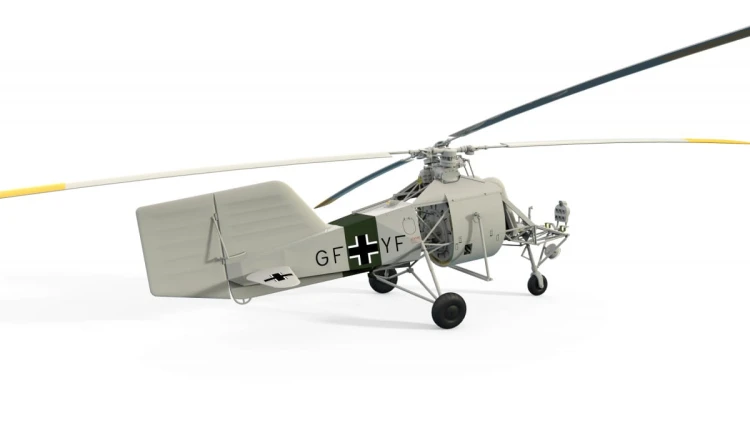 Śmigłowiec Flettner Fl 282 Kolibri 41001 MiniArt