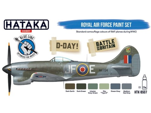 Zestaw farb akrylowych Royal Air Force HTK-BS07 Hataka