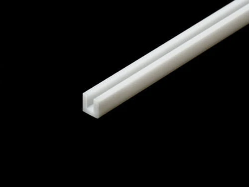 Profil plastikowy biały kształtownik ceownik U 70202 Tamiya