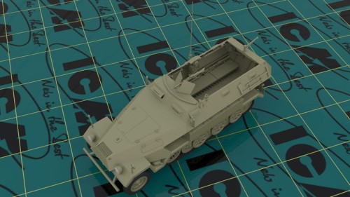 Transporter Hanomag Sd.Kfz. 251/1 Ausf.A 35101 ICM