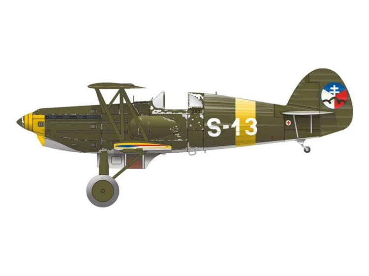Samolot Avia B.534 late 4 modele 4452 Eduard