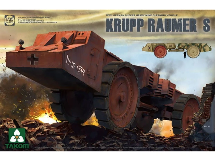 Pojazd przeciwminowy Krupp Raumer S 2053 Takom