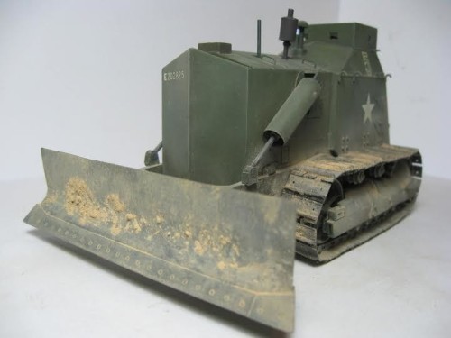 Buldożer wojskowy Caterpillar D7 35852 Mirror Models