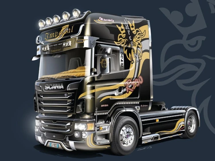 Scania R730 V8 Topline Imperial 3883 Italeri