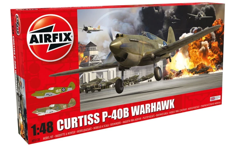 Samolot Curtiss P-40B Warhawk A05130 Airfix