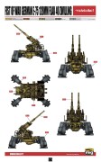 Działo przeciwlotnicze E-75 128mm FlaK 40 UA72117 Modelcollect