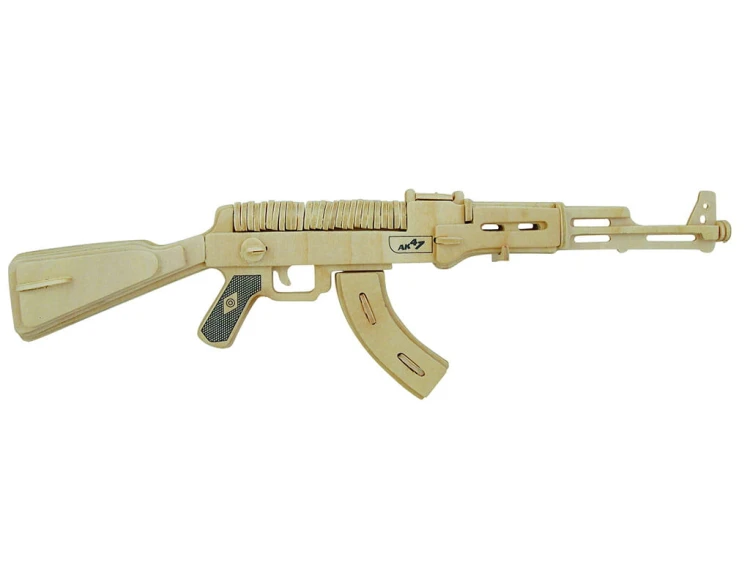 Karabinek AK-47 składanka drewniana puzzle 3D P205 Sea-Land