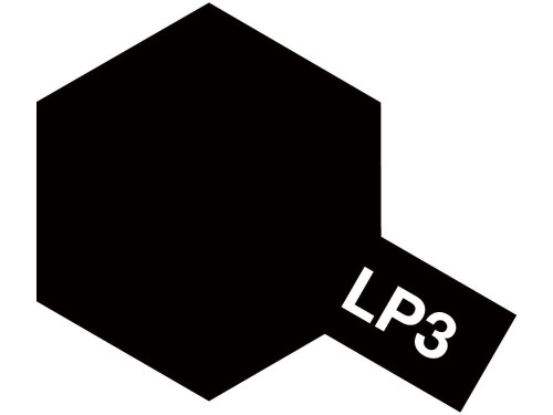 Lakier modelarski LP3 Flat black 82103 Tamiya