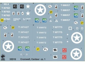 Kalkomania Cromwell i Centaur