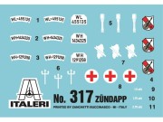 Motocykl Zundapp KS 750 z wózkiem bocznym 0317 Italeri