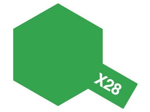 Farba akrylowa X-28 Park Green Gloss 81528 Tamiya