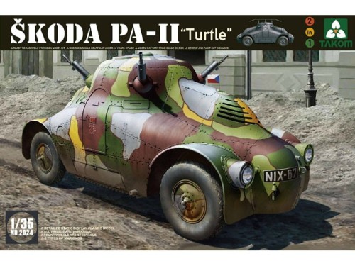 Samochód pancerny Skoda PA-II Turtle 2024 Takom