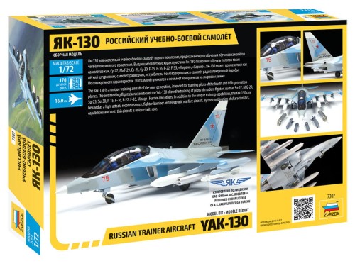Samolot Yakovlev Yak-130 Jak-130 7307 Zvezda