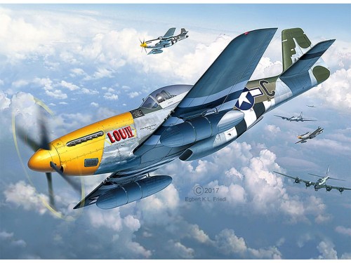 Samolot North American P-51D-5NA Mustang 03944 Revell