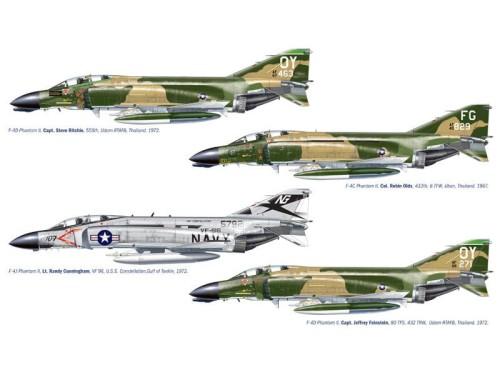 Samolot McDonnell Douglas F-4 C/D/J Phantom II 1373 Italeri