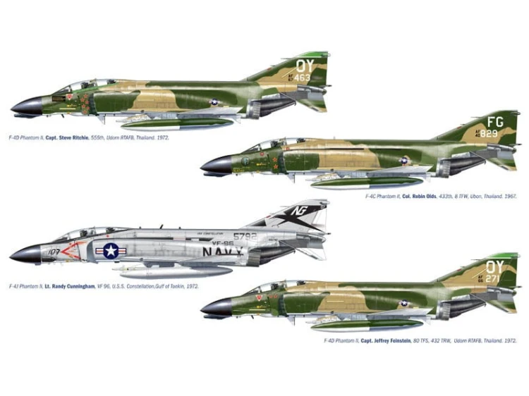 Samolot McDonnell Douglas F-4 C/D/J Phantom II 1373 Italeri