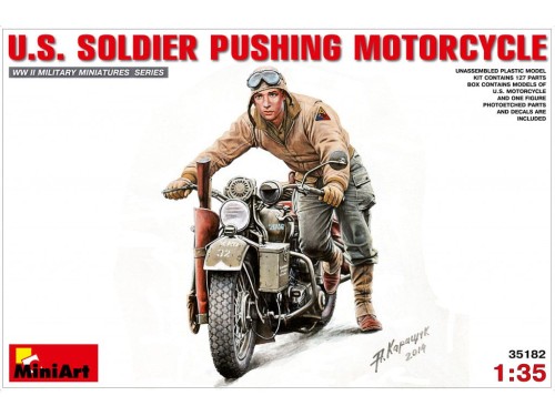 Motocykl wojskowy Harley Davidson WLA 750 35182 MiniArt