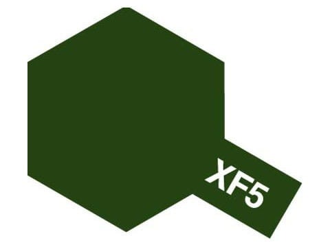 Farba emaliowa XF5 Flat green 80305 Tamiya