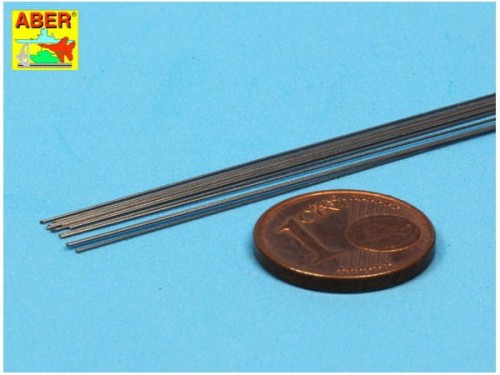 Pręty stalowe 0,3mm x 250mm SR03 Aber