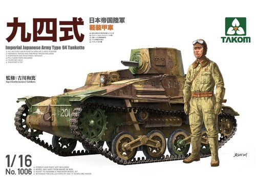 Czołg tankietka Type 94 1006 Takom