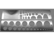 Krzywik szablon modelarski UA90034 USTAR